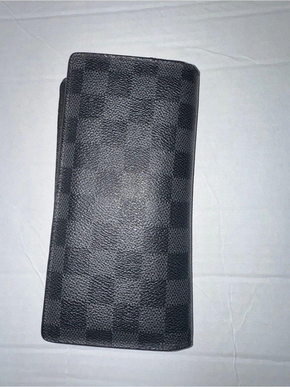 Louis Vuitton Damier Graphite Long Card in Black and Dark Gray